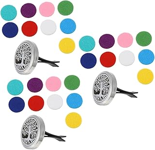 ERINGOGO 3 Pçs Clipe De Carro Óleo Essencial Clipe De Ventilação De Carro Difusor De Carro Oco Clipe Difusor Para Óleos Essenciais Óleo Essencial Ambientador Aroma Difusor De Ventilação