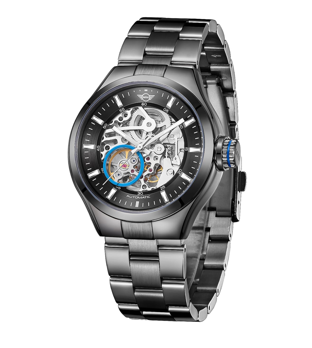 MINI Cooper 161801A Mechanical Skeleton Automatic Analog Watch for Unisex (B0CZXQMBK3) Amazon Price History, Amazon Price Tracker