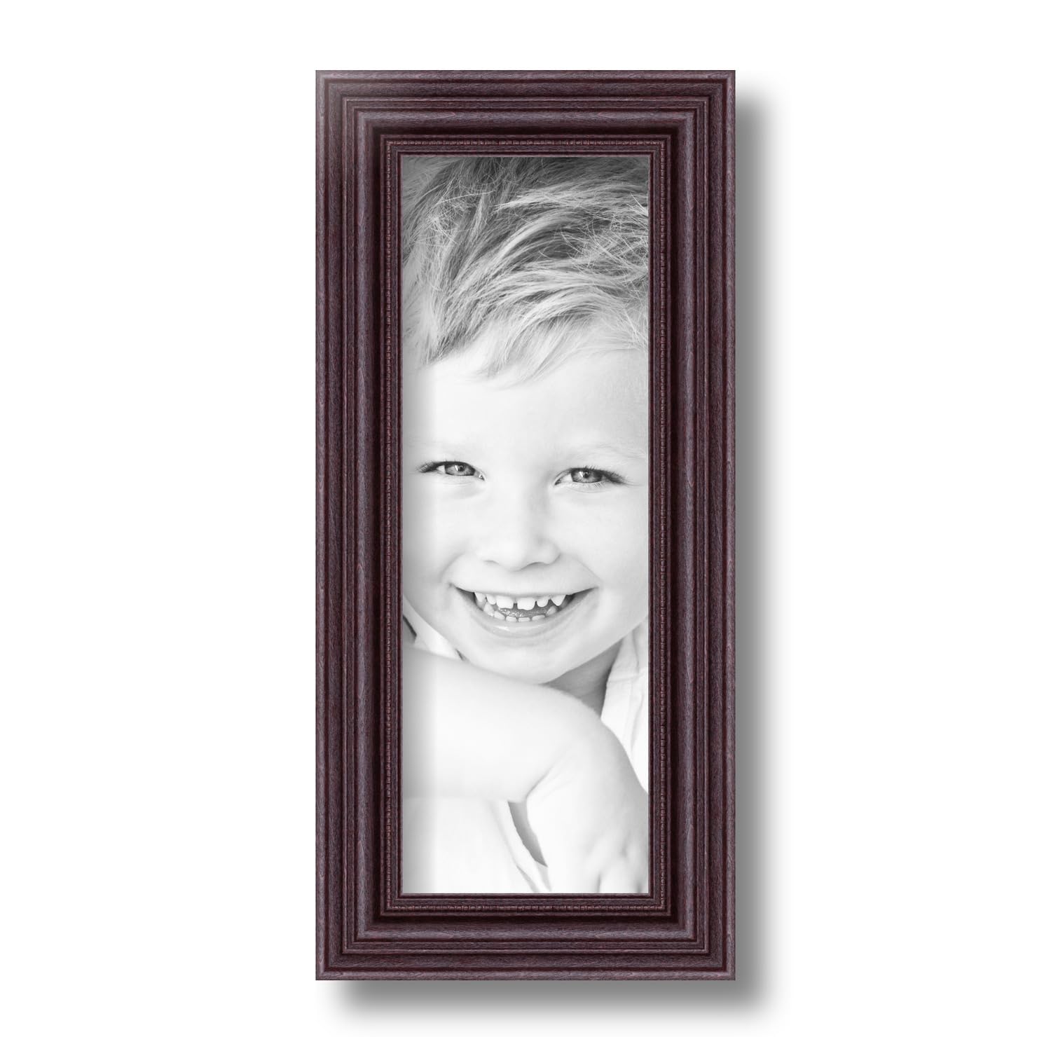 Amazon.com - ArtToFrames 4x11 inch Dark Cherry Stain Wood Picture