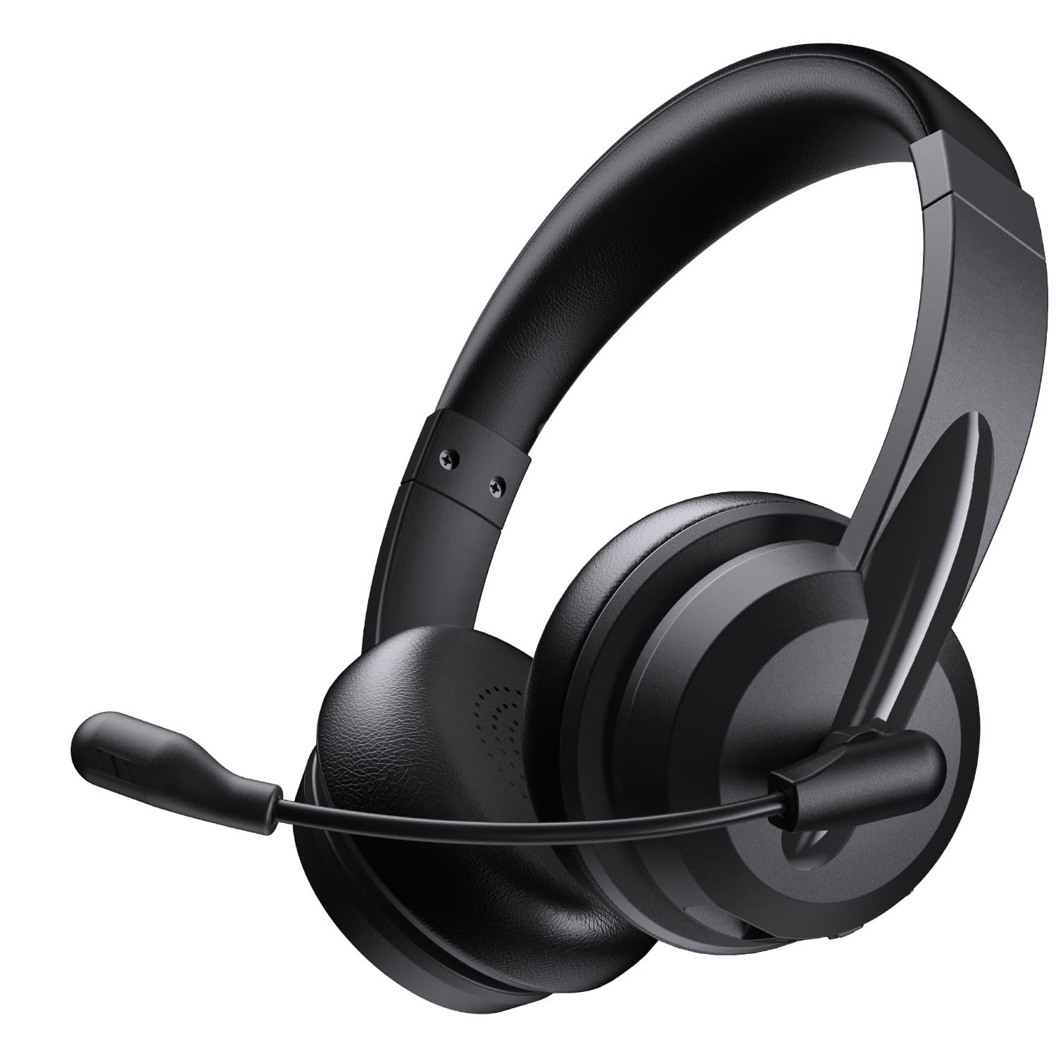 Wireless Headset with Mic for Work with Cancelling Mic for Home Office Remote Work, Bluetooth V5.3 Wireless Headphones with Mic