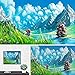 Produktbild PAWCA 5D DIY Diamond Painting,Das wandelnde Schloss,Stickerei Kreuzstich Vollquadratisch Rund Strass Diamant Mosaik Home Decor(round drill)-50x50cm