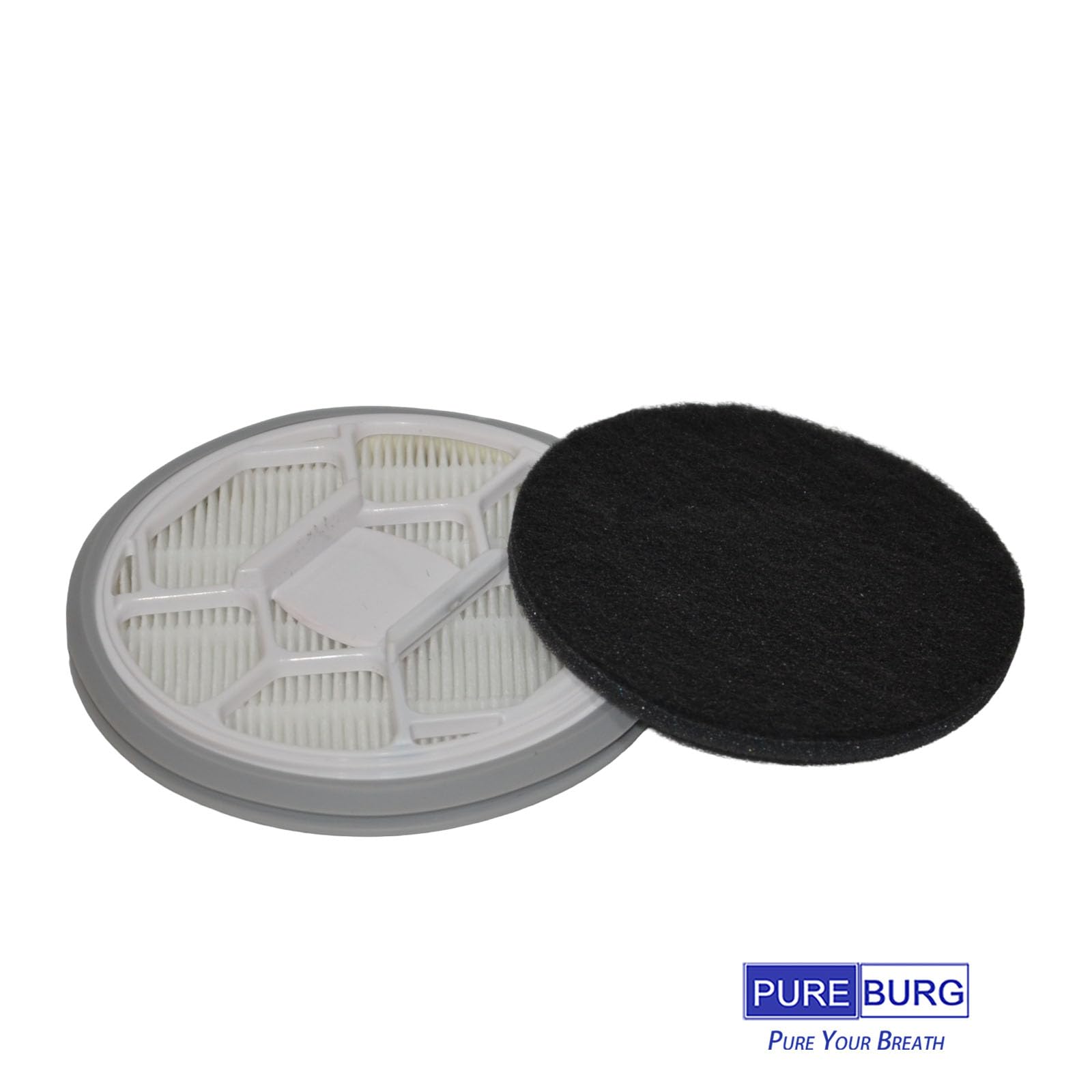 PUREBURG Filtro de repuesto compatible con Oneisall LM2 ON-D81 y Afloia LM1 Homeika, kit de aseo para mascotas, 4 HEPA + 8 esponjas para accesorios de aspiradora para perros, gatos y mascotas