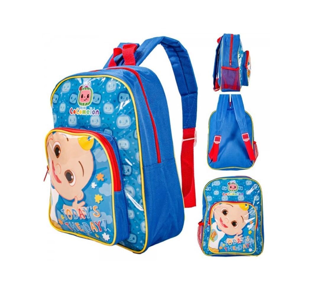 TDL Children's Character Backpack with front pocket Kids Boys Deluxe School Nursery Travel Bag