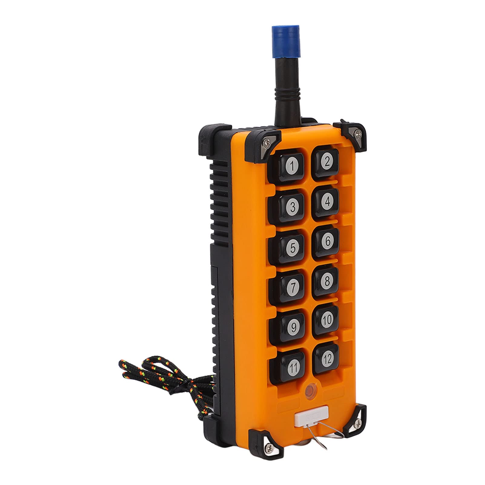Telecomando per Gru, Codificatore Telecomando Wireless 12 Tasti 433M con Antenna 12 Canali, Trasmettitore Wireless Ad Alta sensibilità Interruttore a Pulsante Kit relè Controller (CC 12V)