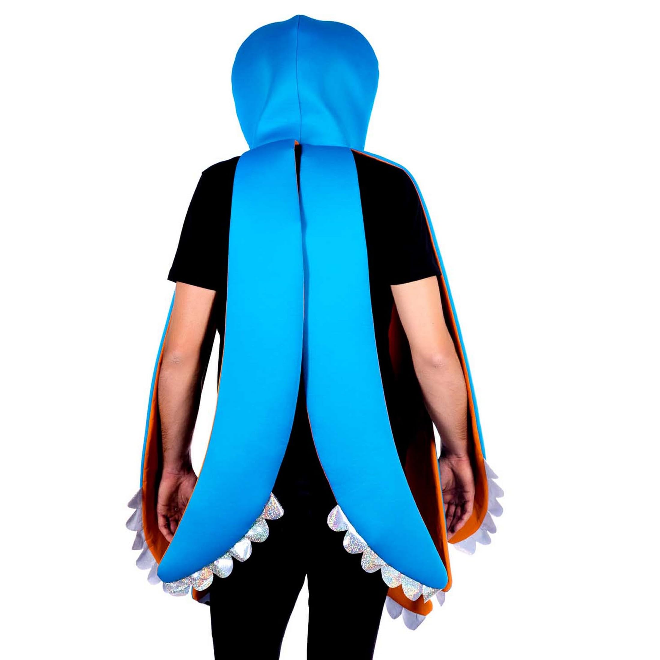 Fun Shack Disfraz Pulpo Hombre, Disfraz Marino Halloween Hombre | Tabardo Azul & Tentáculos Rellenos, Diseño de Pulpo, Para Poner, Perfecto para Halloween, Ideal para Disfrazarse