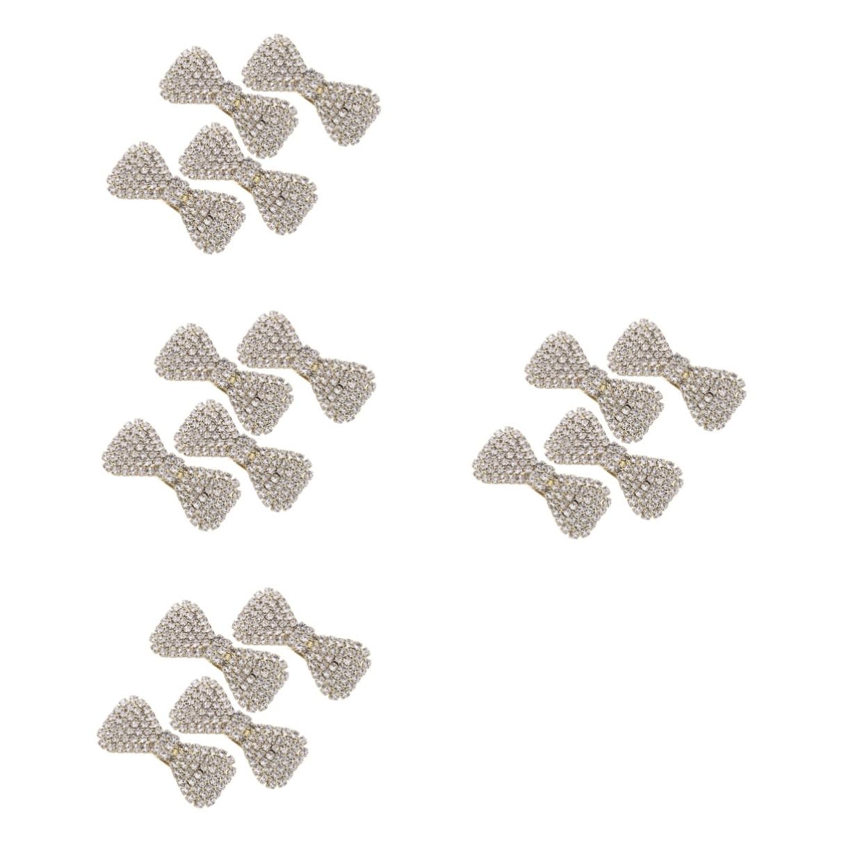 VICASKY 16 Pezzi Fermagli Cristallo con Clip per Sposa e Ragazze Accessori per Nozze e Feste