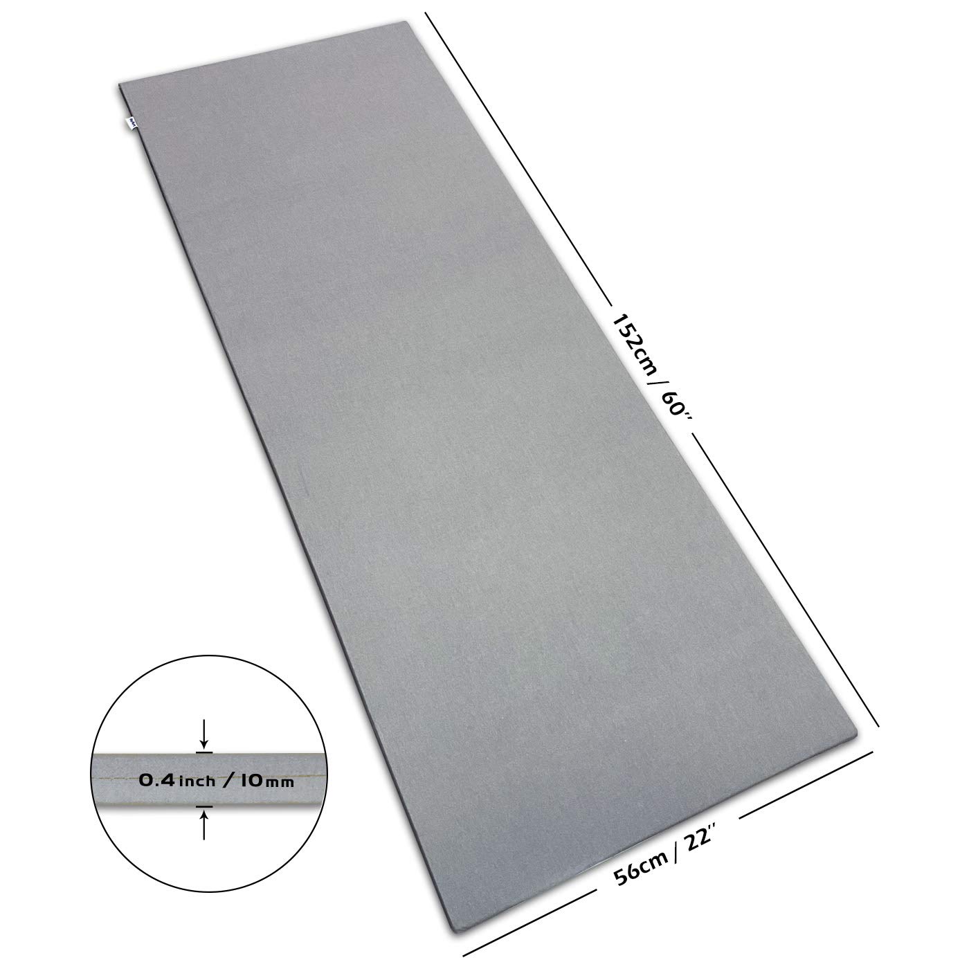 ReArt 43 cm x 43 cm mata do prasowania termicznego do Cricut Easypress po obu stronach - mata do maszyn do prasowania termicznego i projektów HTV i do prasowania