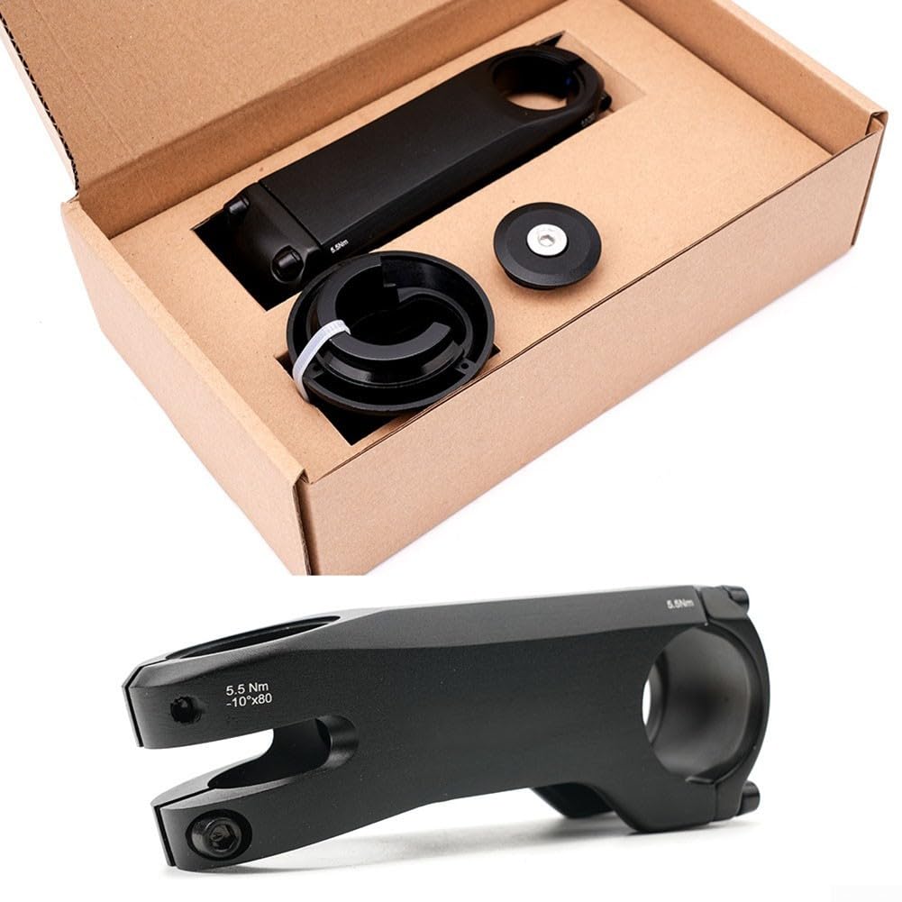 Attacco manubrio per bicicletta da 31,8 mm ± 10 gradi, in lega di alluminio, per mountain bike (100 mm)
