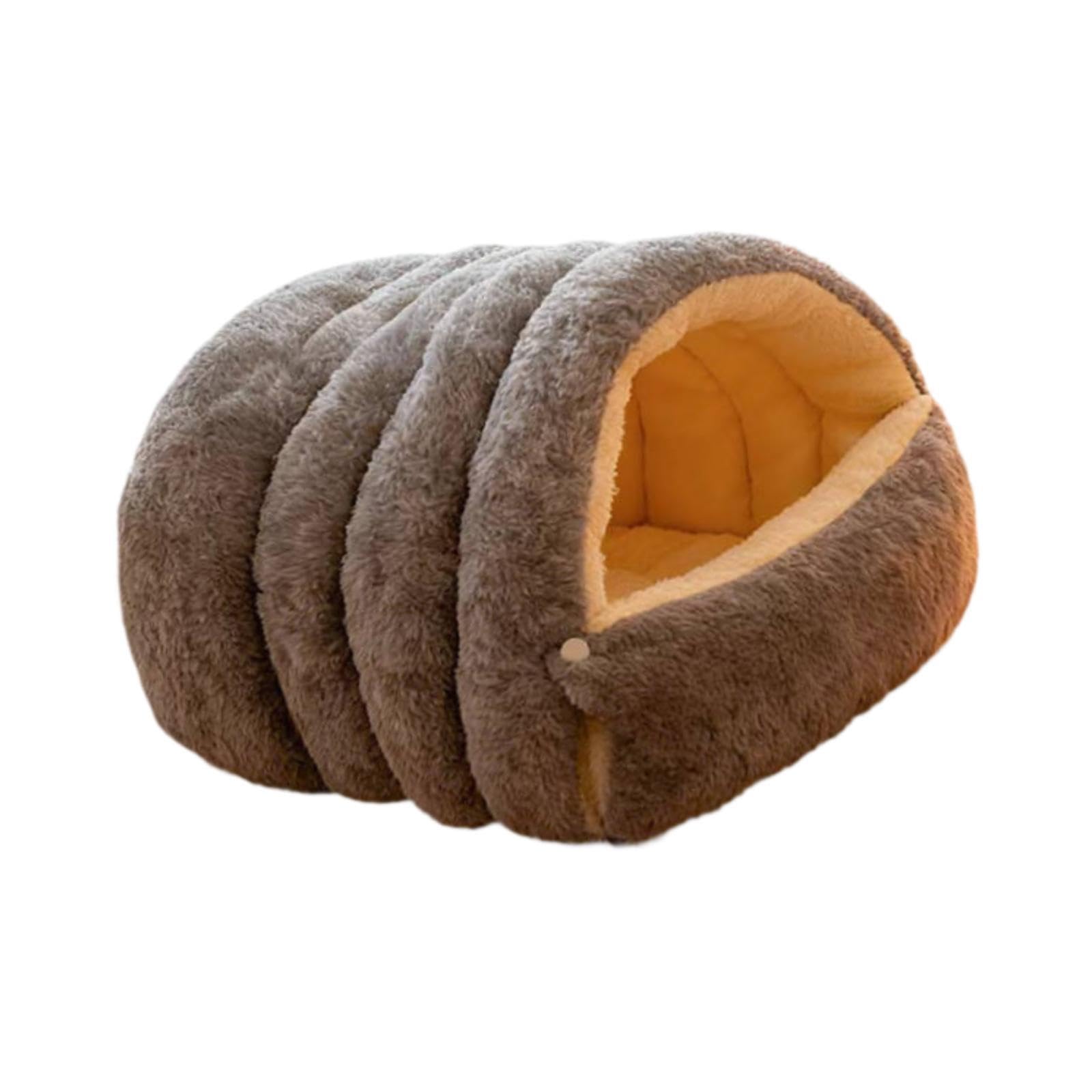 Cama Cueva para Gatos, Lavable, para Mascotas, Cómoda, para Invierno, para Descansar Y Jugar, L