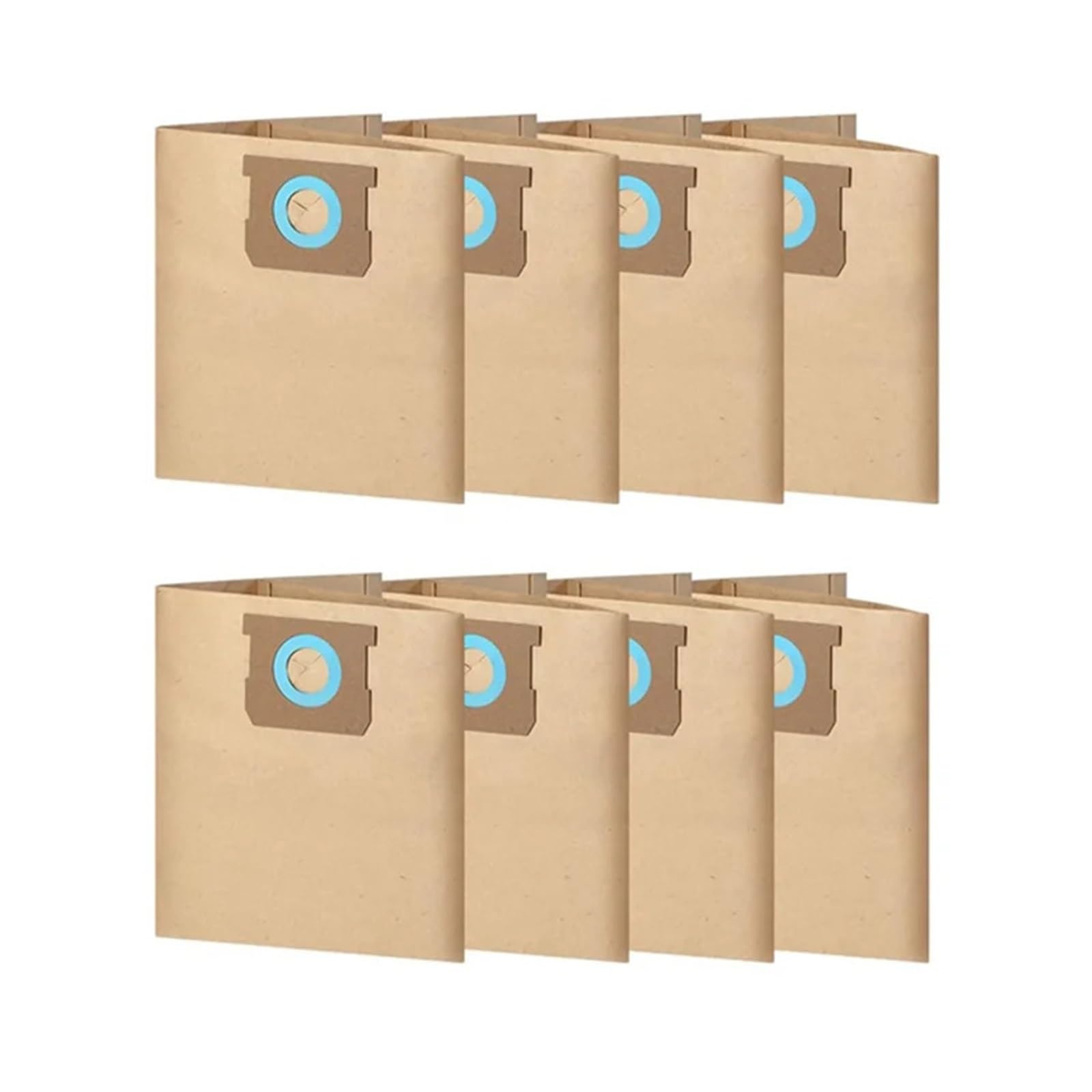 8 Bolsas De Repuesto DXVA19-4104 For Aspiradoras Húmedas/secas De 5 A 8 Galones, Compatibles Con Bolsas De Aspiradoras De Taller.