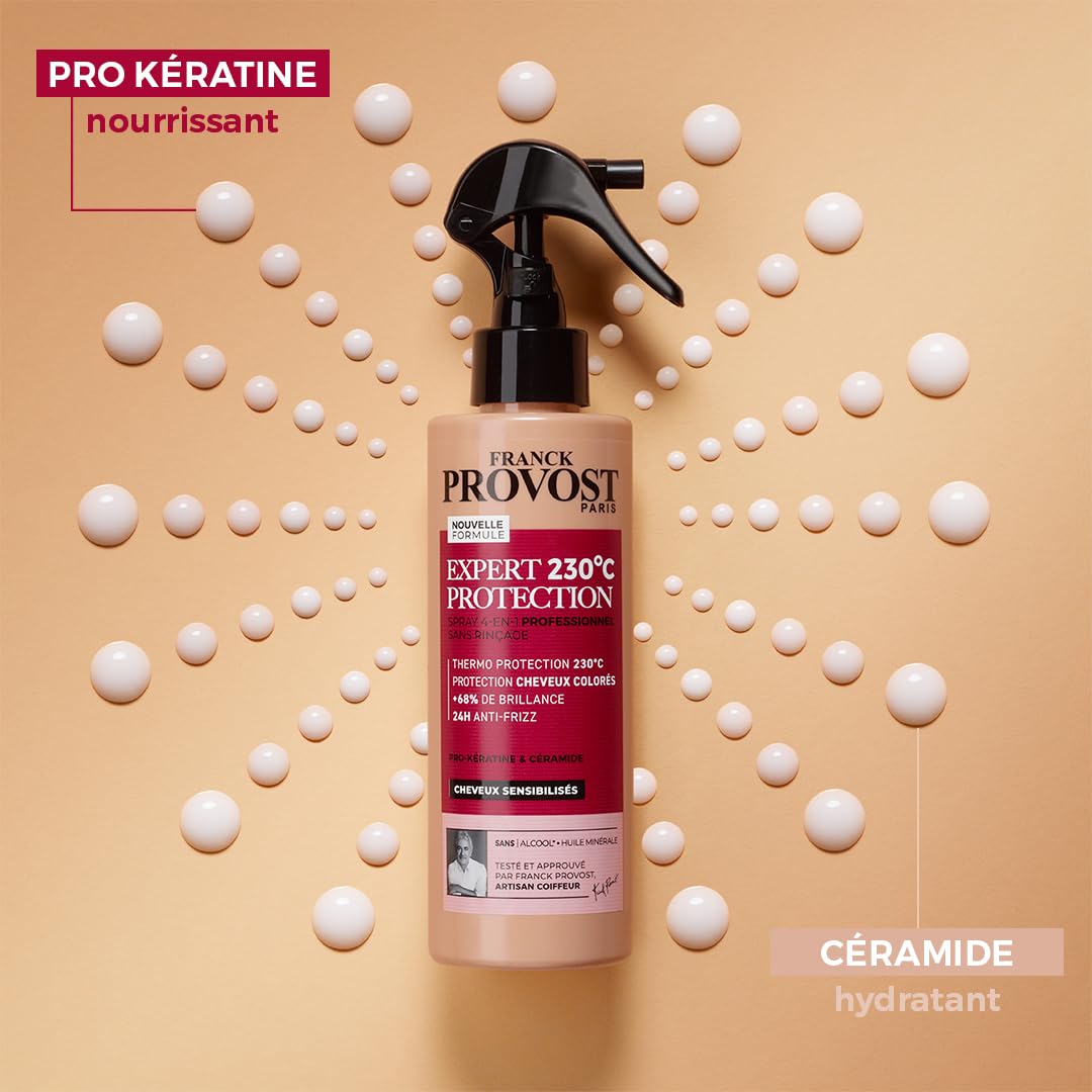 Franck Provost F. Provost Soin 4-en-1 sans Rinçage Professionnel Expert Protection 230°C 190 ml - 4