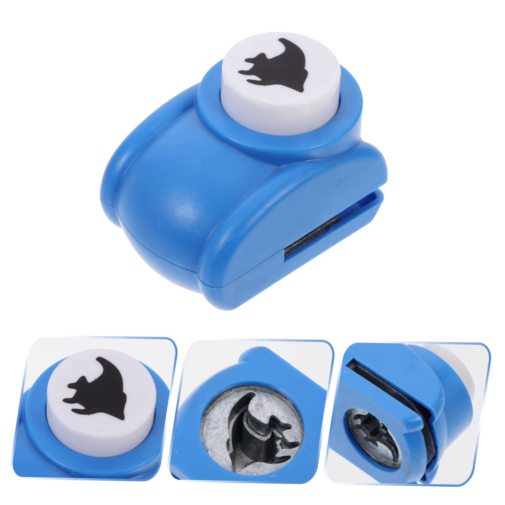 Operitacx DIY Paper Punch Hole Puncher for Crafts Circle Heart Shape Punching Tool Manual Scrapbook Puncher Random