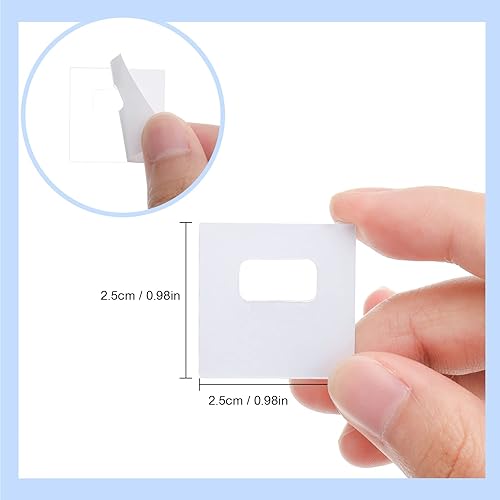 Miniatura 3 de Nuanchu 5 láminas de repuesto para persianas verticales de PVC, piezas de repuesto y 30 pestañas de reparación transparentes, fijadores de