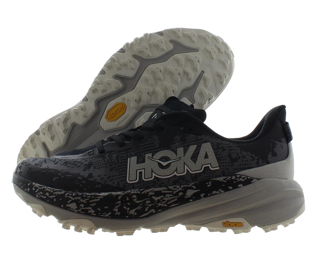 Photo 1 of Hoka Men's Speedgoat 6 Black/Stardust 10.5 Medium