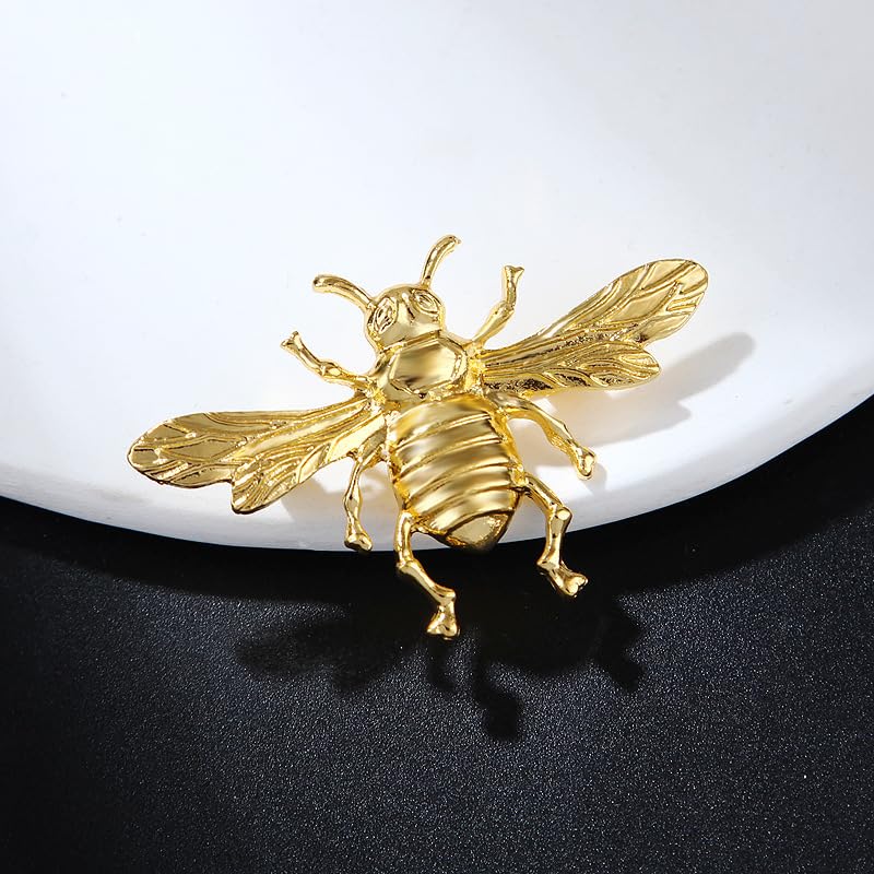 Image of Kaichen Bee Brooch, Jewelry Gift for Women, Girls, Ladies, Exquisite Packaging