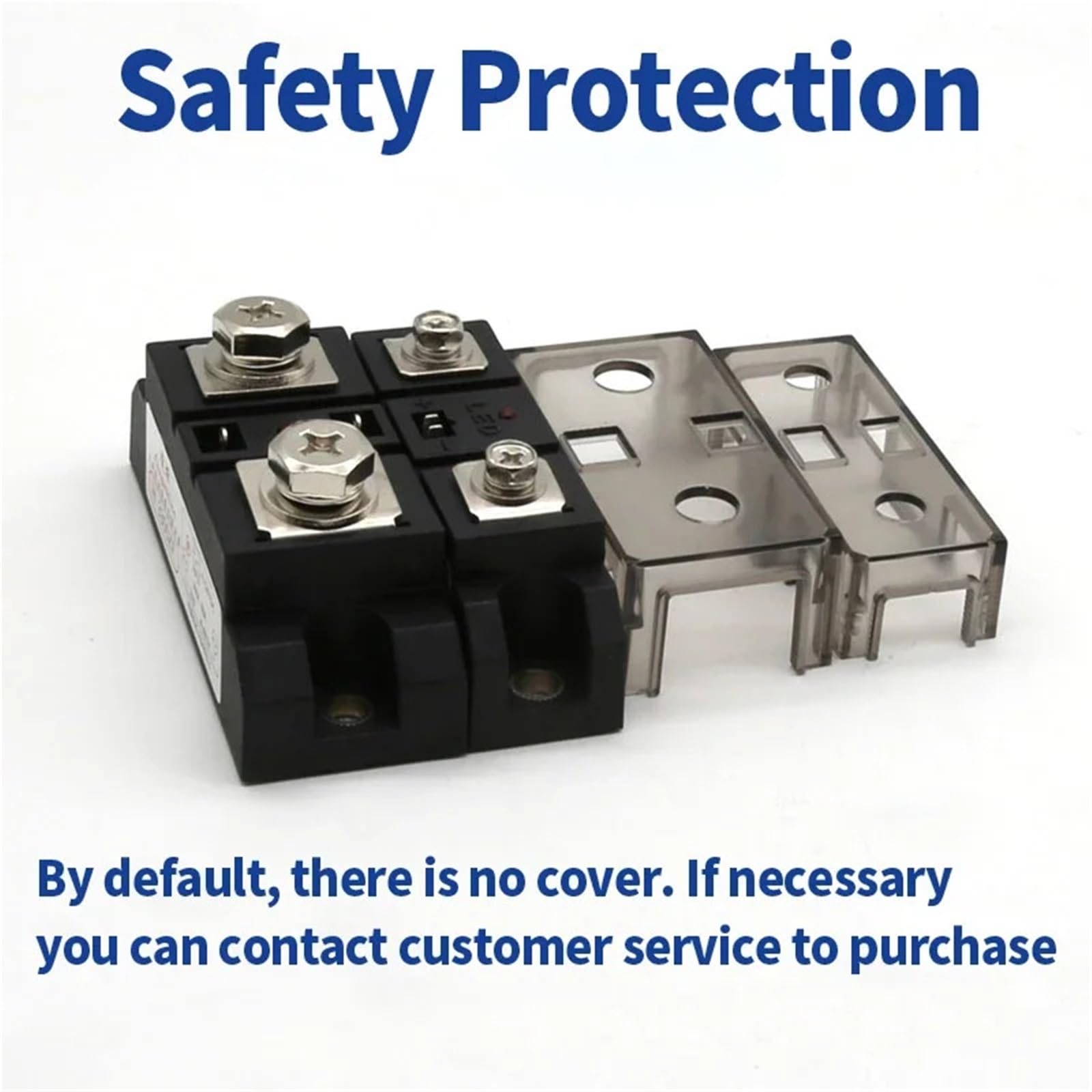 1Pcs Industrial SSR DC to AC 60A 80A 100A 120A High Power SSR Heavy Duty Solid State Relay 4-24VDC 40-480VAC(LS-H3100ZF)