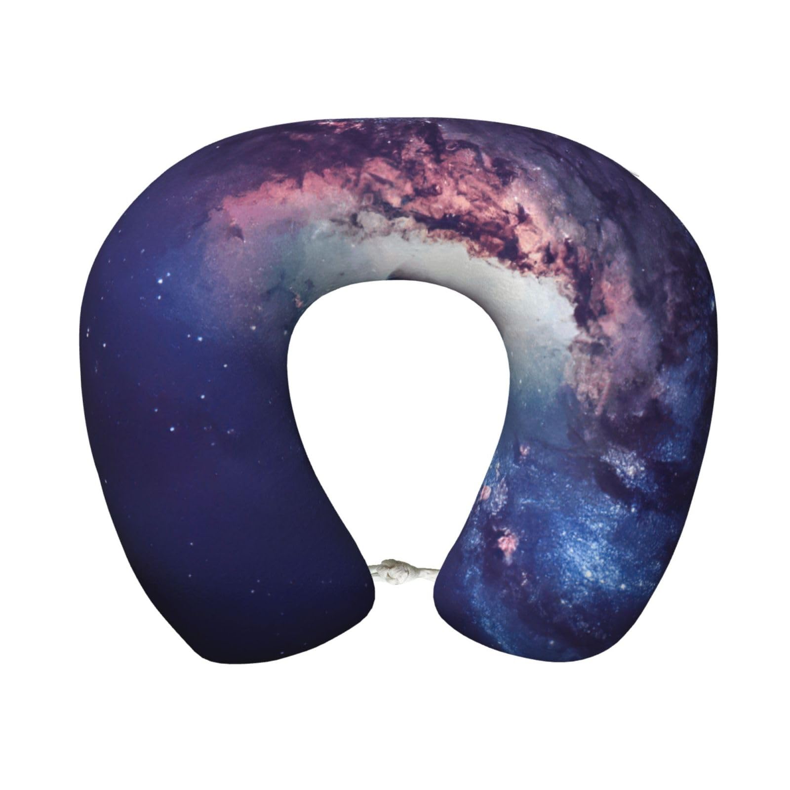 ASFgda U-Shape Memory Foam Abstract Universe Print Travel Pillow,Neck Support,Washable Cover For Airplane Car Home Office