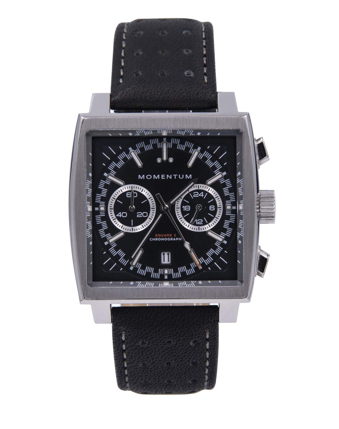 Momentum's Men Square 2 Chronograph | 100M / 330FT Water Resistant | 2-Eyed Chronograph | Sapphire C