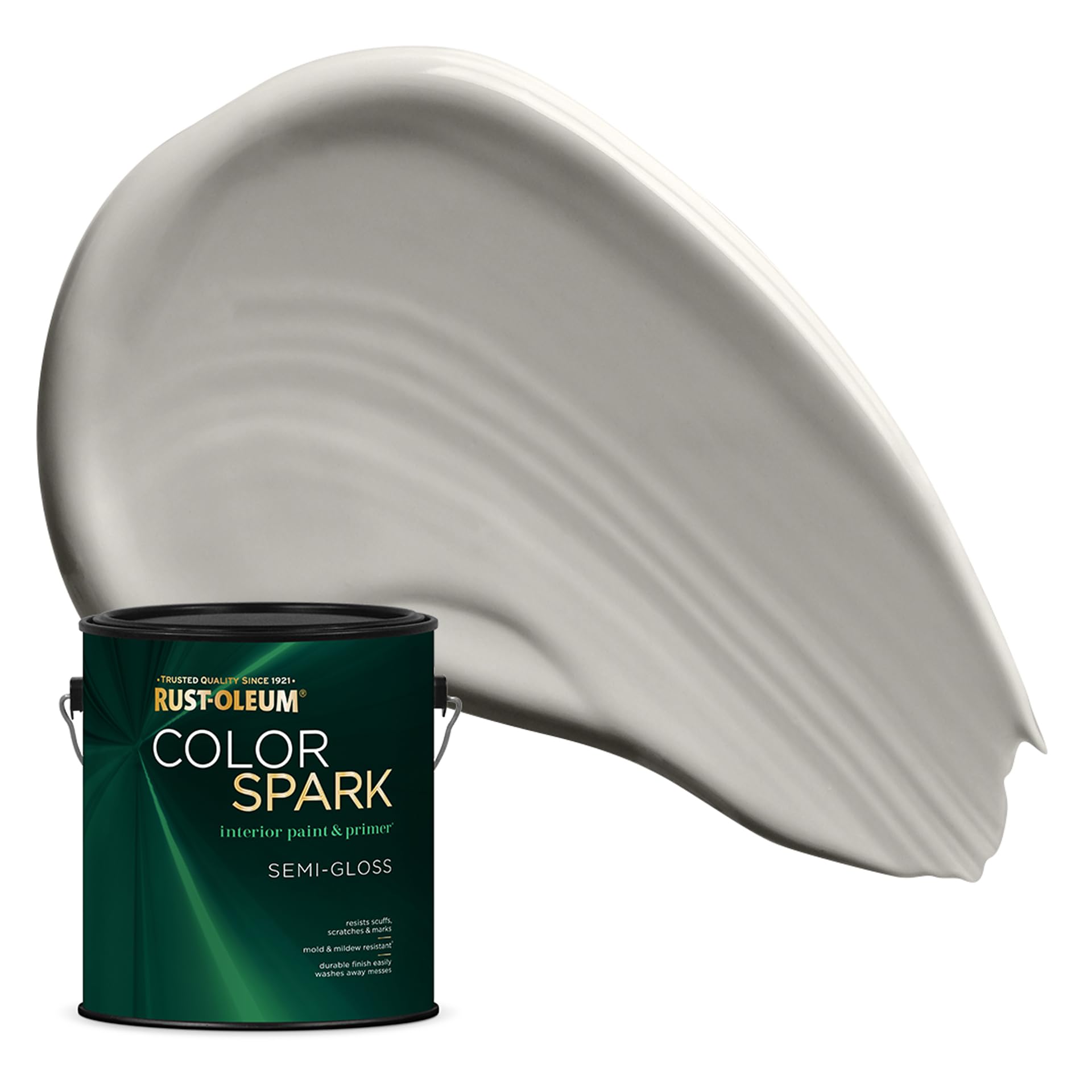 Rust-Oleum Color Spark Paint &amp; Primer, Cement, Semi-Gloss