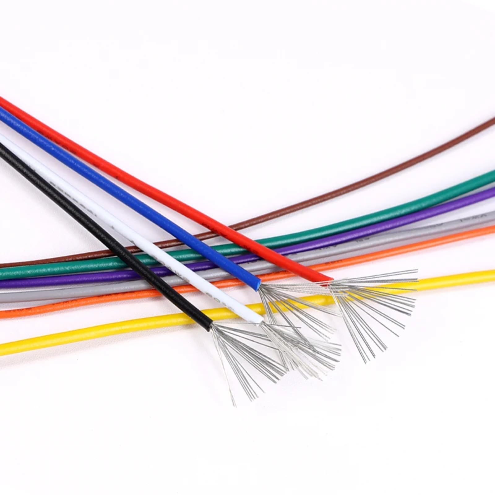 5M-100M 1571 cable electrónico 24 22 20 18 16 AWG flexible PVC(Purple; 5M; 24 AWG)