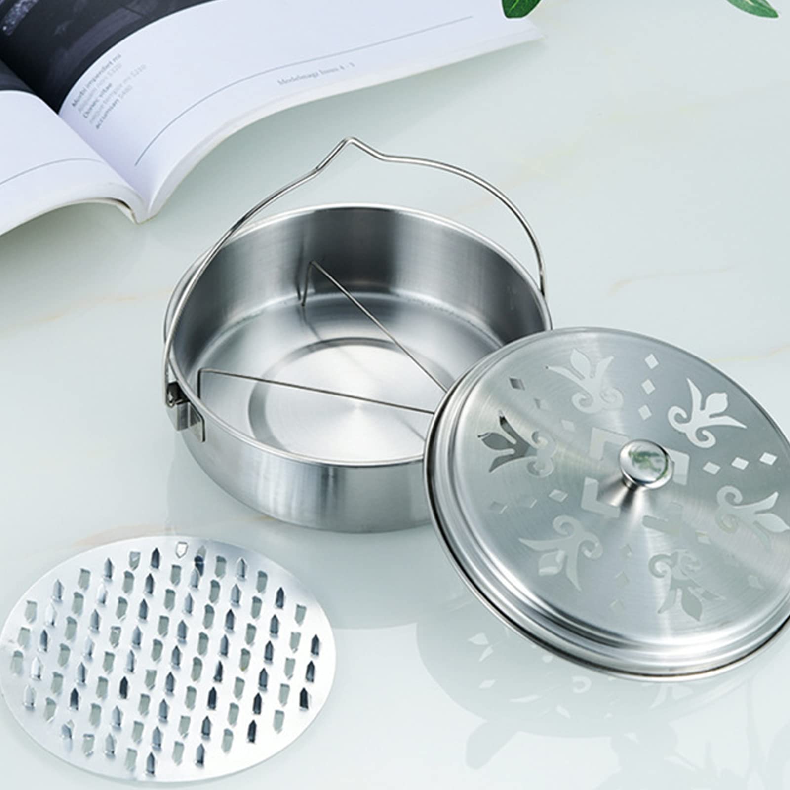 Muggenspiraalhouder, 2 Stuks, Draagbare Creatieve Slakkenvorm Muggenspoel Metalen Rookspiralen Houder Voor Binnen En Buiten 1876263403
