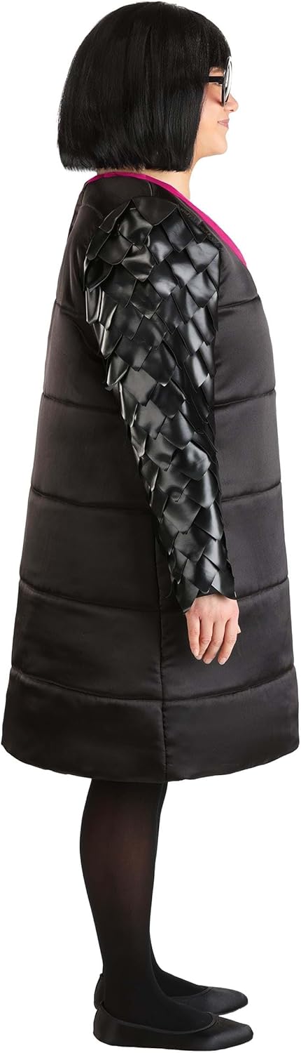 Plus Size Edna Mode Costume - Disney and Pixar The Incredibles Edna Costume, Classic Black Dress