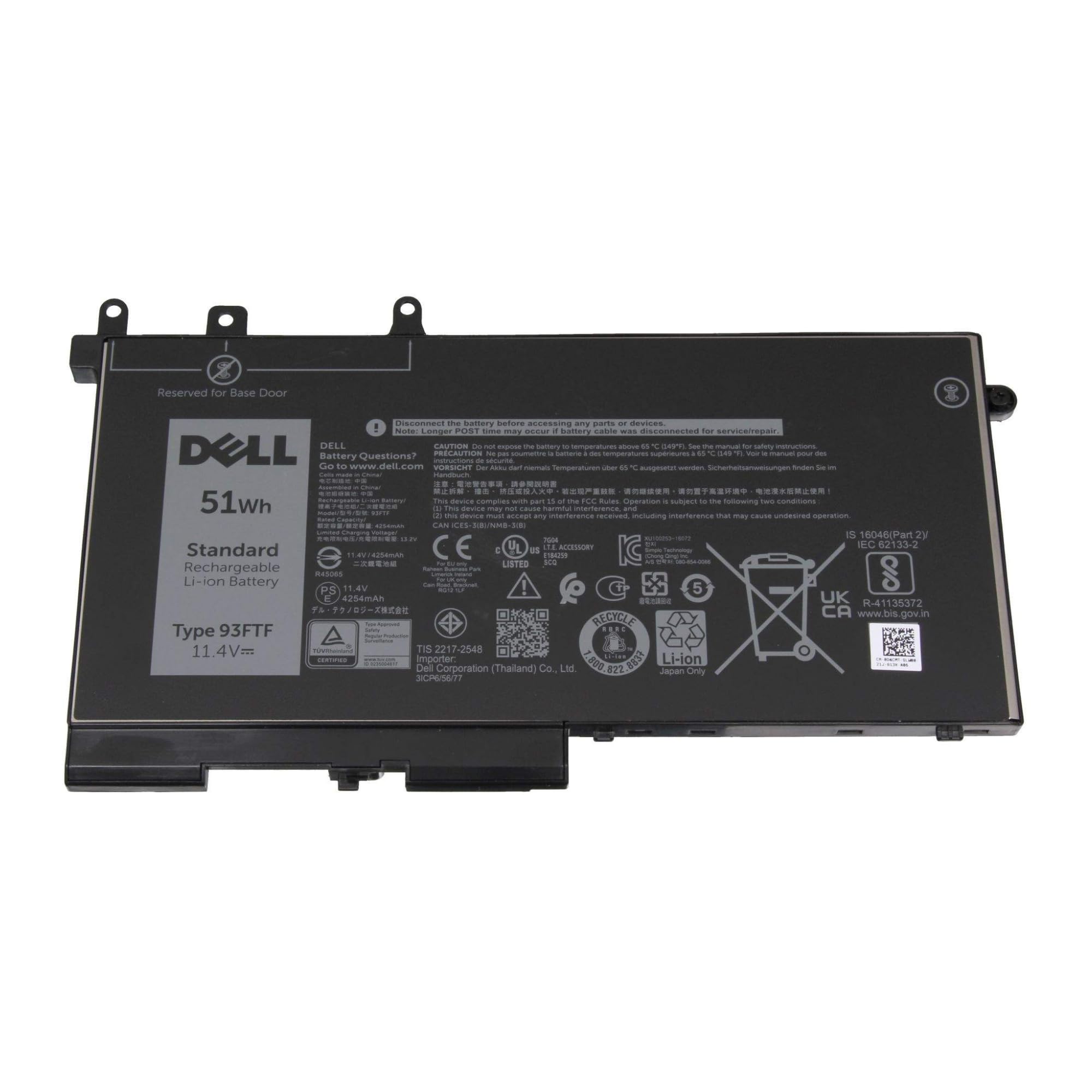 Dell Origin Storage Battery 51Whr 3 Cell Lithium Ion - Battery