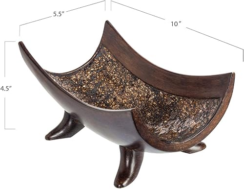 Miniatura 7 de Schonwerk - Cuenco decorativo para decoración del hogar centro de mesa para comedor decoración de mesa auxiliar decoración del hogar para sala de