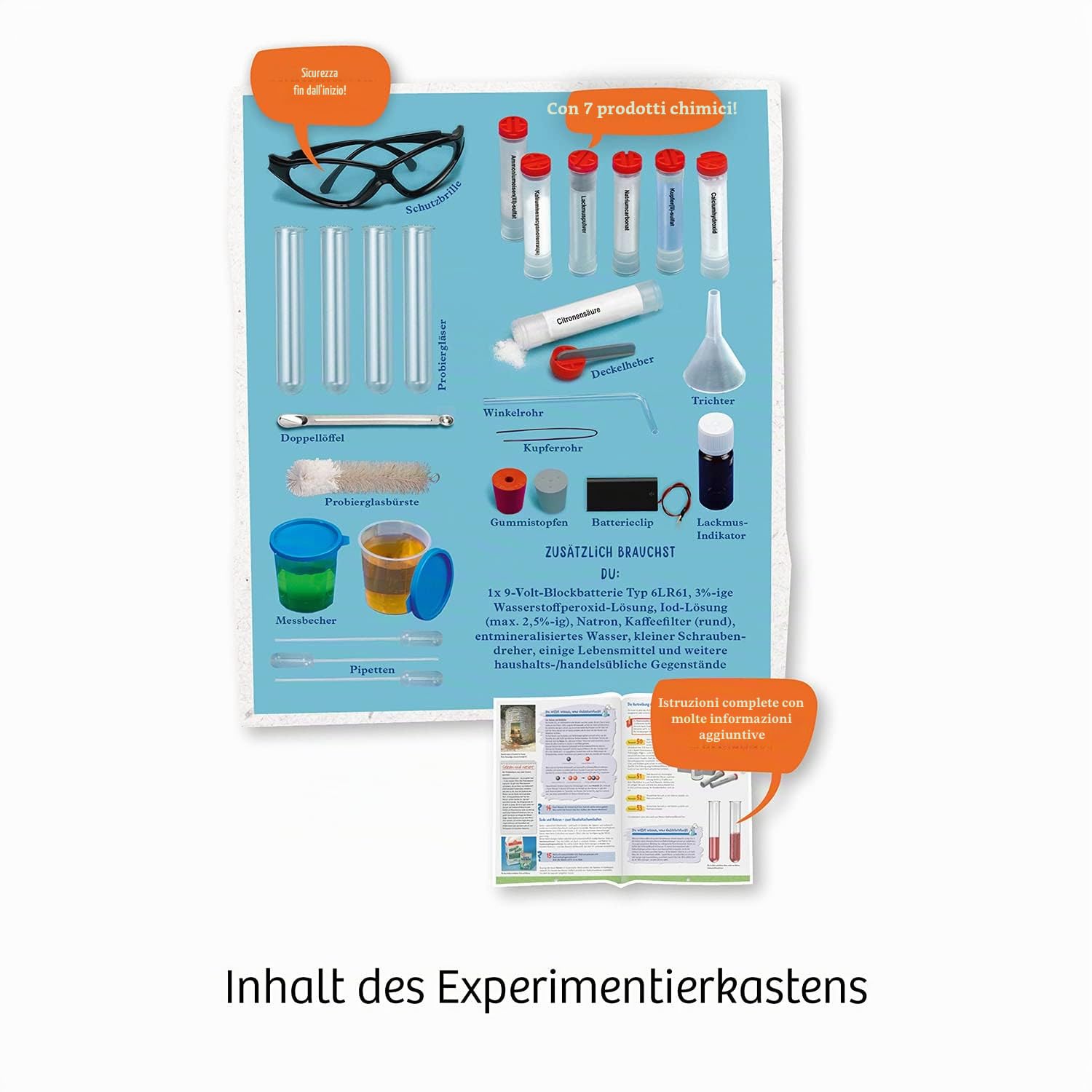 Kosmos Chemielabor C 1000: Scatola per esperimenti