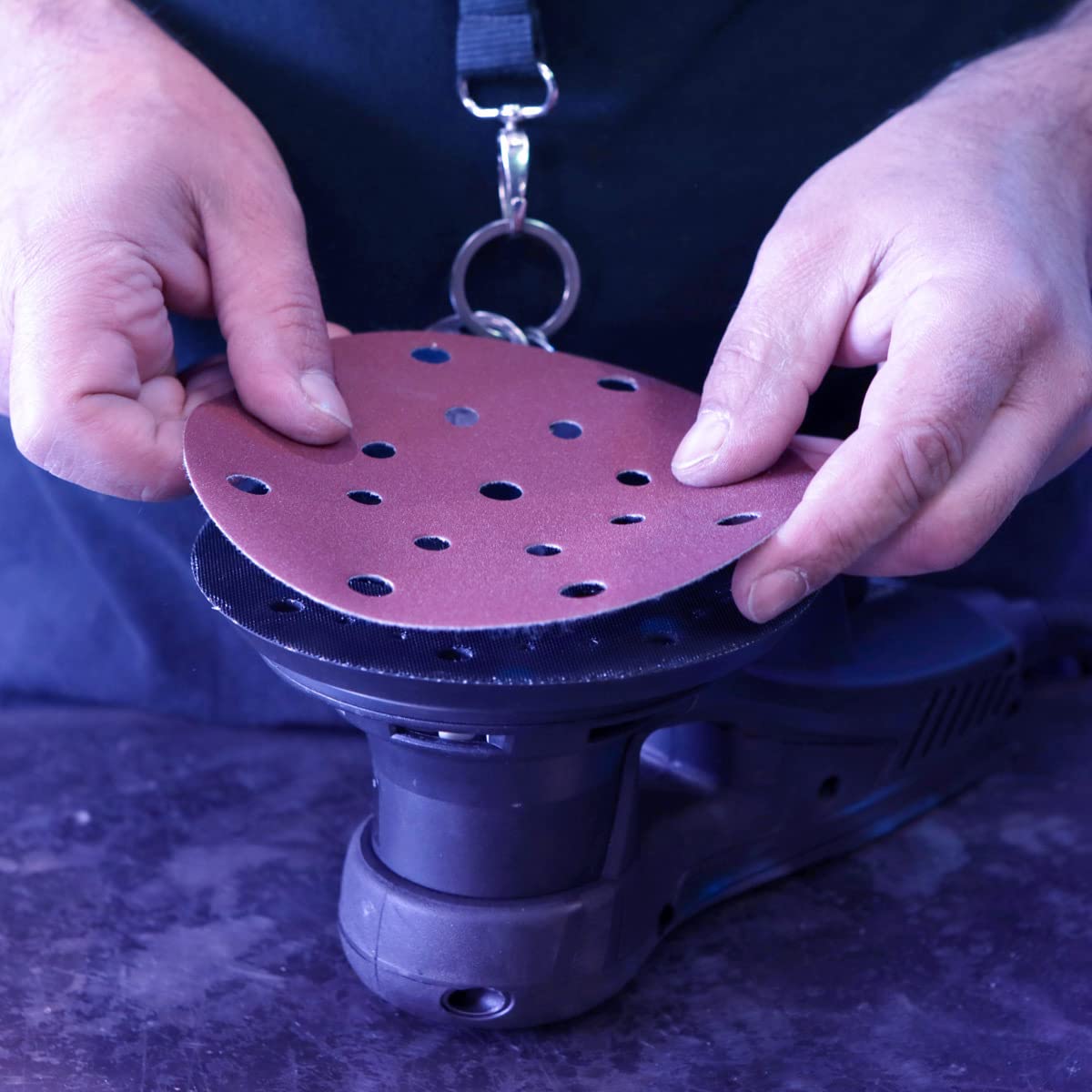 STAHLWERK ES-150 ST Brushless Exzenterschleifer Rotationsschleifer Handschleifer mit 350 Watt leistungsstarkes vibrationsarmes Schleifgerät - 7 Jahre Garantie