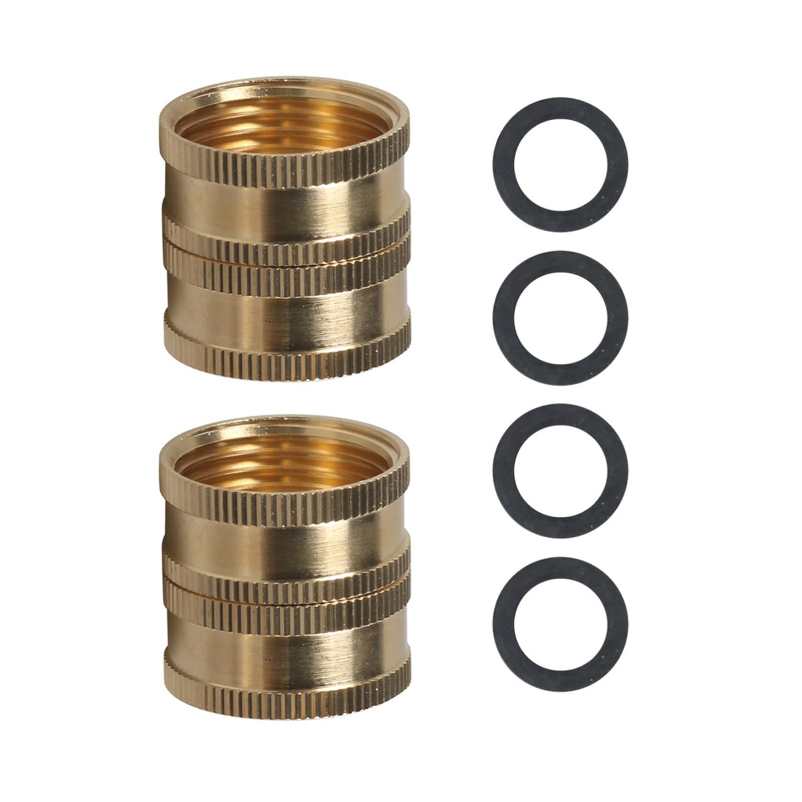 Adattatori Per Tubo Giardino In Ottone - Set 4 Pezzi Maschio