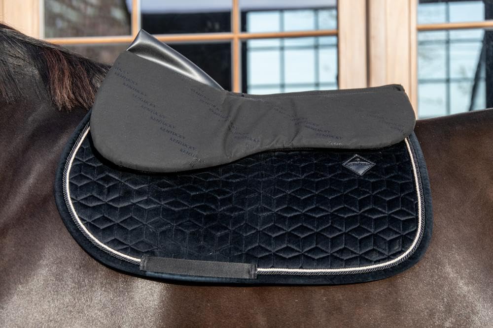 Kentucky - Sattelpad Korrektur Impact schwarz 18mm