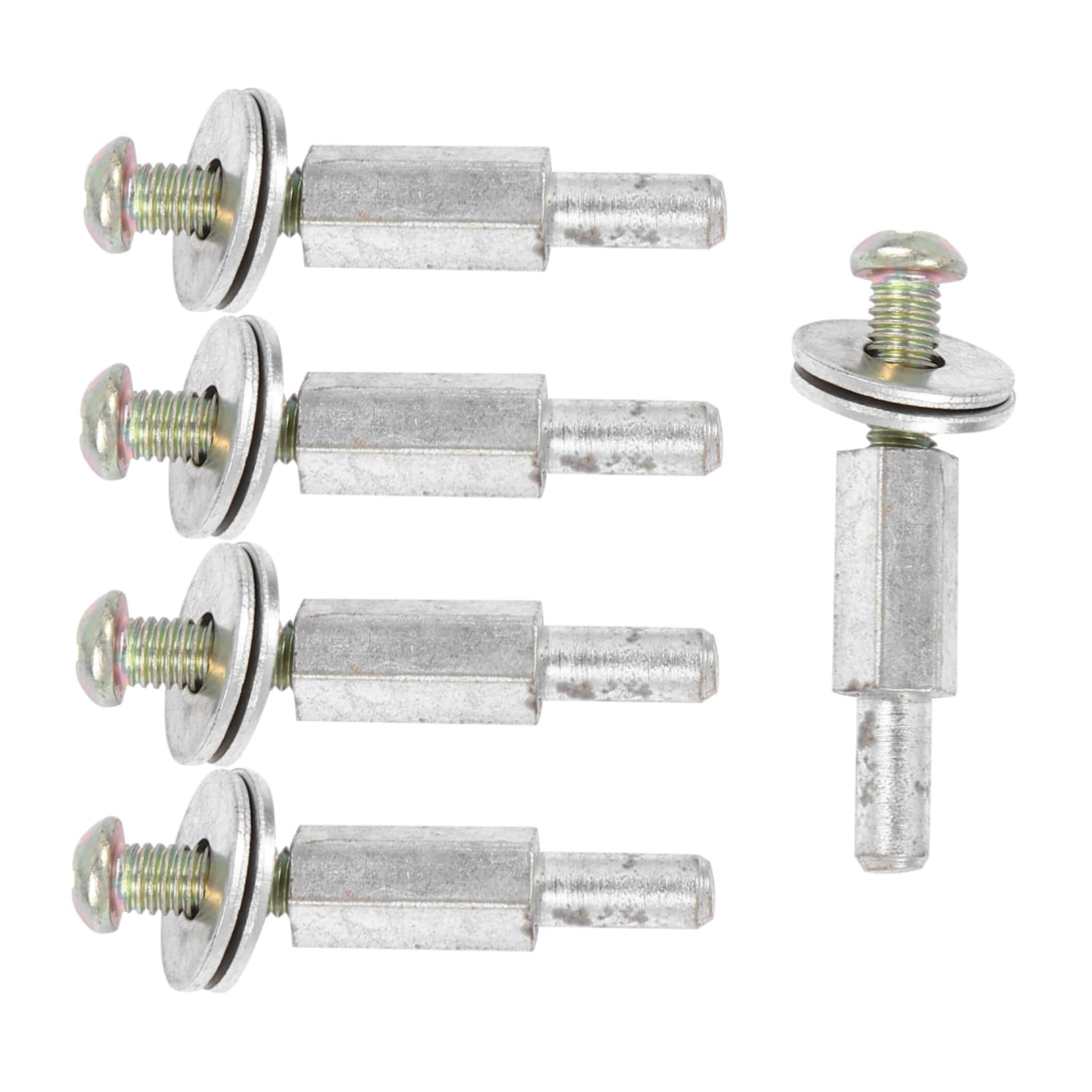 Mikikit Grinding Wheels Extender Shanks 5 Pcs Drill Arbor Adapter 6mm Polishing Wheel Shanks for Buffing Tools