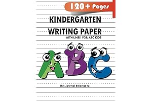 Preschool Paper Lined Sheets for ABC Kids Handwriting Practice