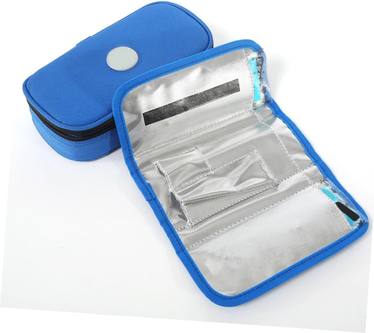 2pcs Travel Essentials Insulin Bag Insulin Storage Cooler Pouch Portable Organizer Oxford No Ice Bag