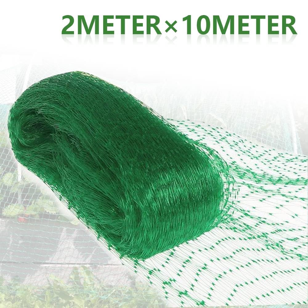Dreamil Siatka chroniąca przed ptakami, 2 m x 10 m, siatka chroniąca przed ptakami, gęsta siatka, wytrzymała, odporna na warunki atmosferyczne i promieniowanie UV, nadaje się do stawów balkonowych