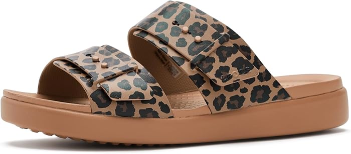 Сандалии Crocs Brooklyn Buckle Low Low, цвет: С принтом
