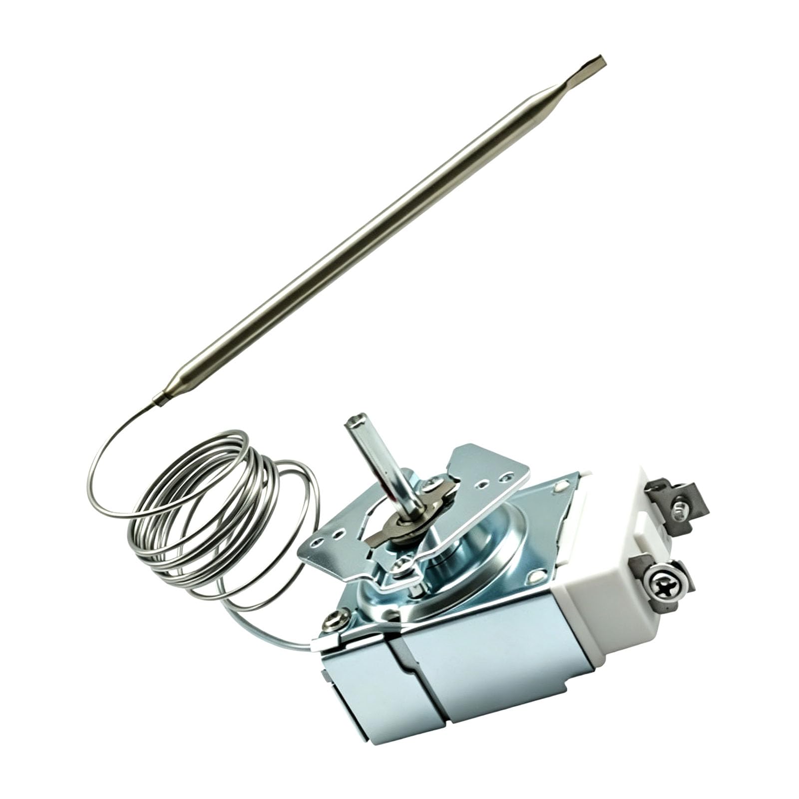 FROMCEO Advanced Oven Temperature Control Replacement Part Silver Finish 18x8x8cm Size Millivolt Control Thermostat