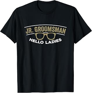 Junior Groomsman Little Best Man Wedding Groom Gift Shirt T-Shirt