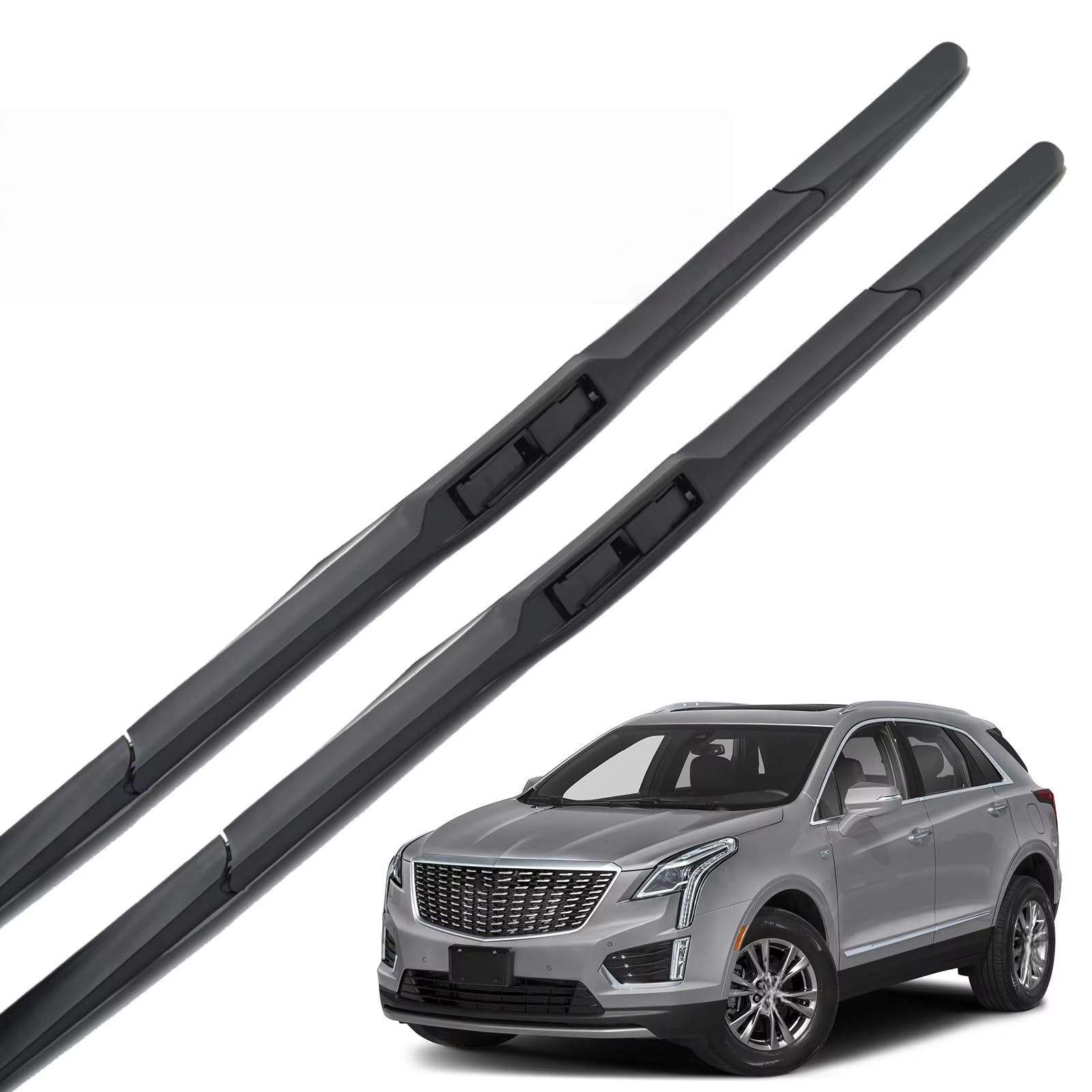 Balais d'essuie-glace en caoutchouc résistant pour Cadillac XT5 16-23