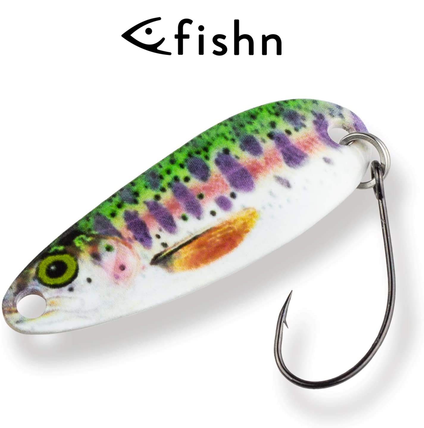 Paradox Fishing 5 spoons per trota, 2 g, con decorazione realistica e 5 Paradox Fishing 5 spoons per trota, 2 g, con decorazione realistica e 5