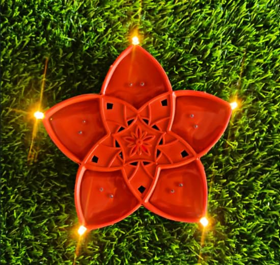 Panchamukhi Water Sensor Diya, Led Diya | Diya for Diwali | Led Decoration Diya 5 in 1 Diya