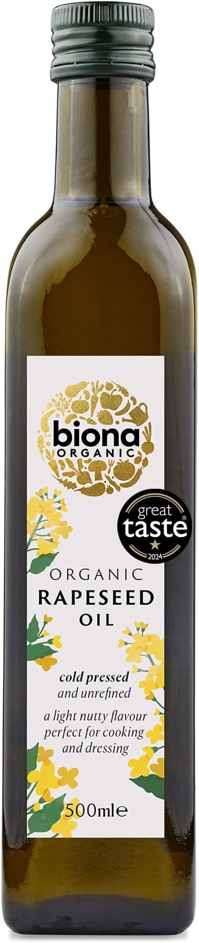 Biona Organic Oil - Rapeseed Oil Cold-pressed - 500ml