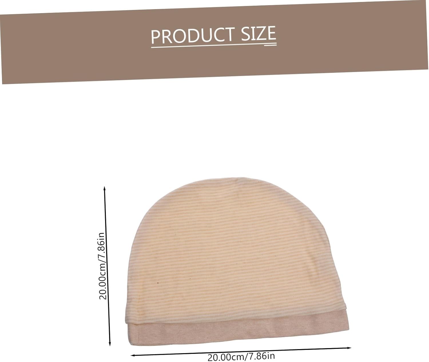 CALLARON 2pcs Windproof Maternity Hat Women Cotton Sleep Cap for Postpartum Cold Days Beige
