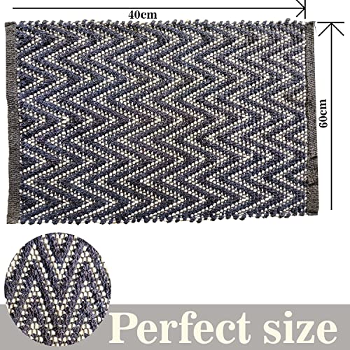 Image of Door Mats for Home | Door Mats for Home Entrance | Door Mat for Bathroom| Soft & Super Absorbent Mats for Shower | Washable, Non-Slip & Quick-Drying Mats (Pack of 2) (Multicolor 5)