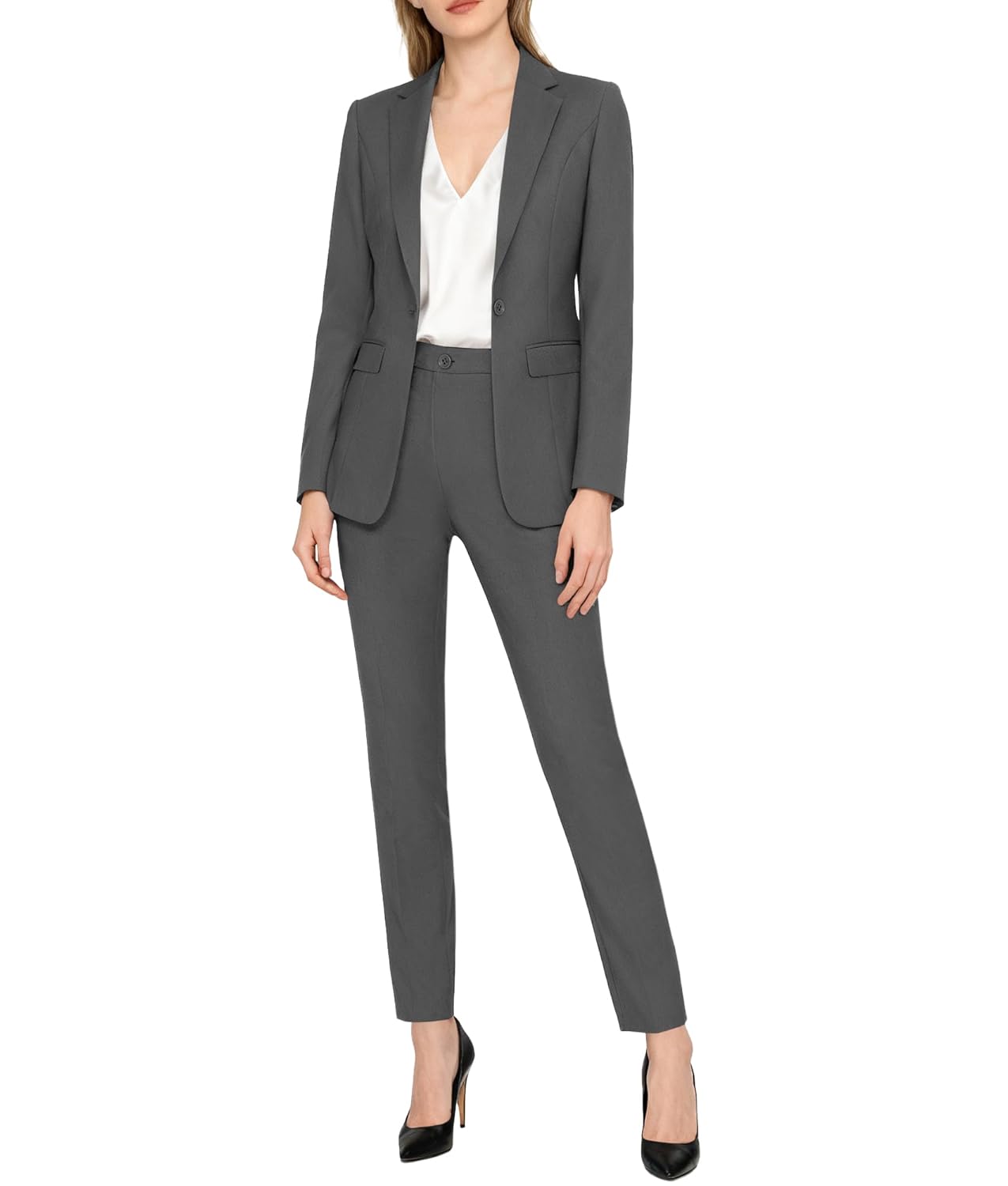 Womens Suits for Work Professional 2 Piece Office Work Suit Set Womens Suit Formal Wear
