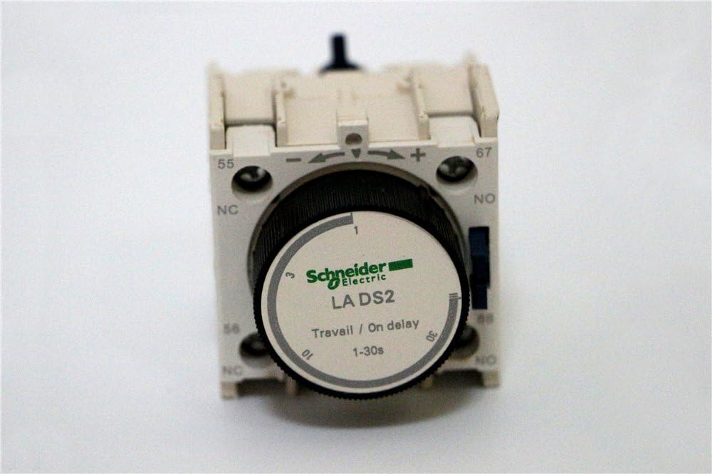 TELEMECANIQUE LADS2 TIME DELAY Auxiliary Contact Block, 1 NO + 1 NC, ON DELAY, 10 AMP, Screw CLAMP