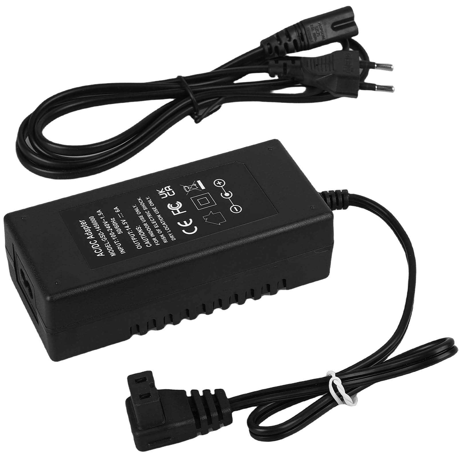 KFD Netzteil Kühlbox Ersatzkabel Ladegerät für DOMETIC, Alpicool, Waeco, Autokühlschrank Gefrierschrank, 230V Adapter für Kühlbox, 14.5V 6A Anschlußkabel Gefrierbox, Gefrierbox Mini Netzteil Ladegerät