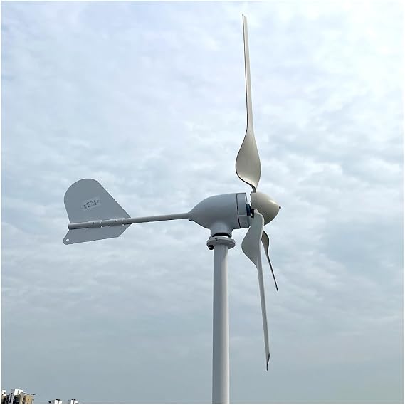 10KW Wind Turbine Generator 10000W 12V 24V 48V Small Windmill 10KW Wind Generators with MPPT Hybrid Controller for Home for Home, Farm, RVs, Boats(Hybrid Control,48V)