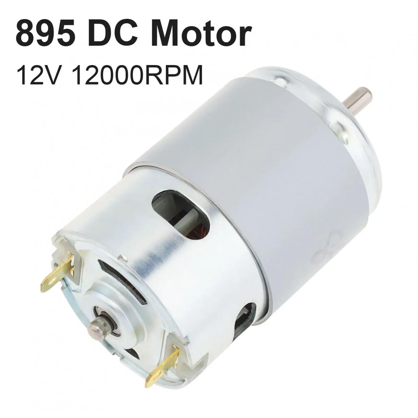 Silnik 895 DC 12 V 12000 obr./min regulowany mikrosilnik o wysokim momencie obrotowym do elektronarzędzi/małe wiertło DIY/podwójne łożysko kulkowe maszyna
